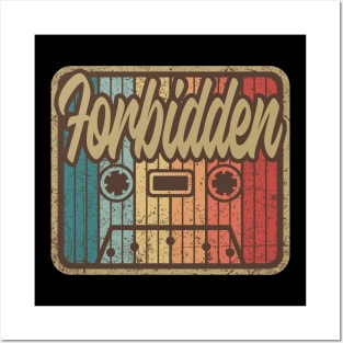 Forbidden Vintage Cassette Posters and Art